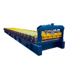 Colored steel roof panel roll forming machine for